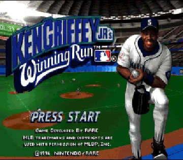 Ken Griffey Jr.'s Winning Run (USA) screen shot title